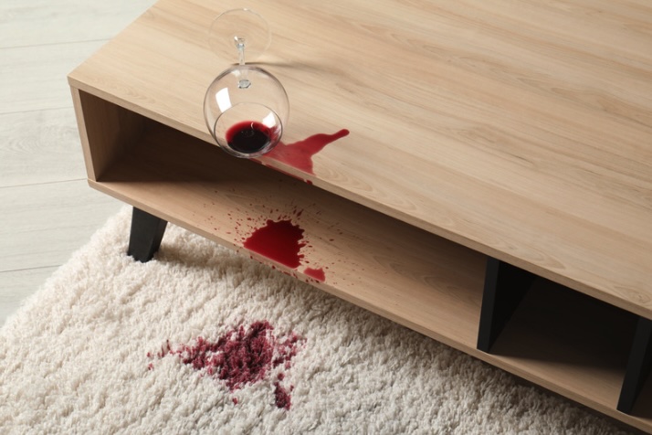 wine spilled on your Ocean County New Jersey carpet