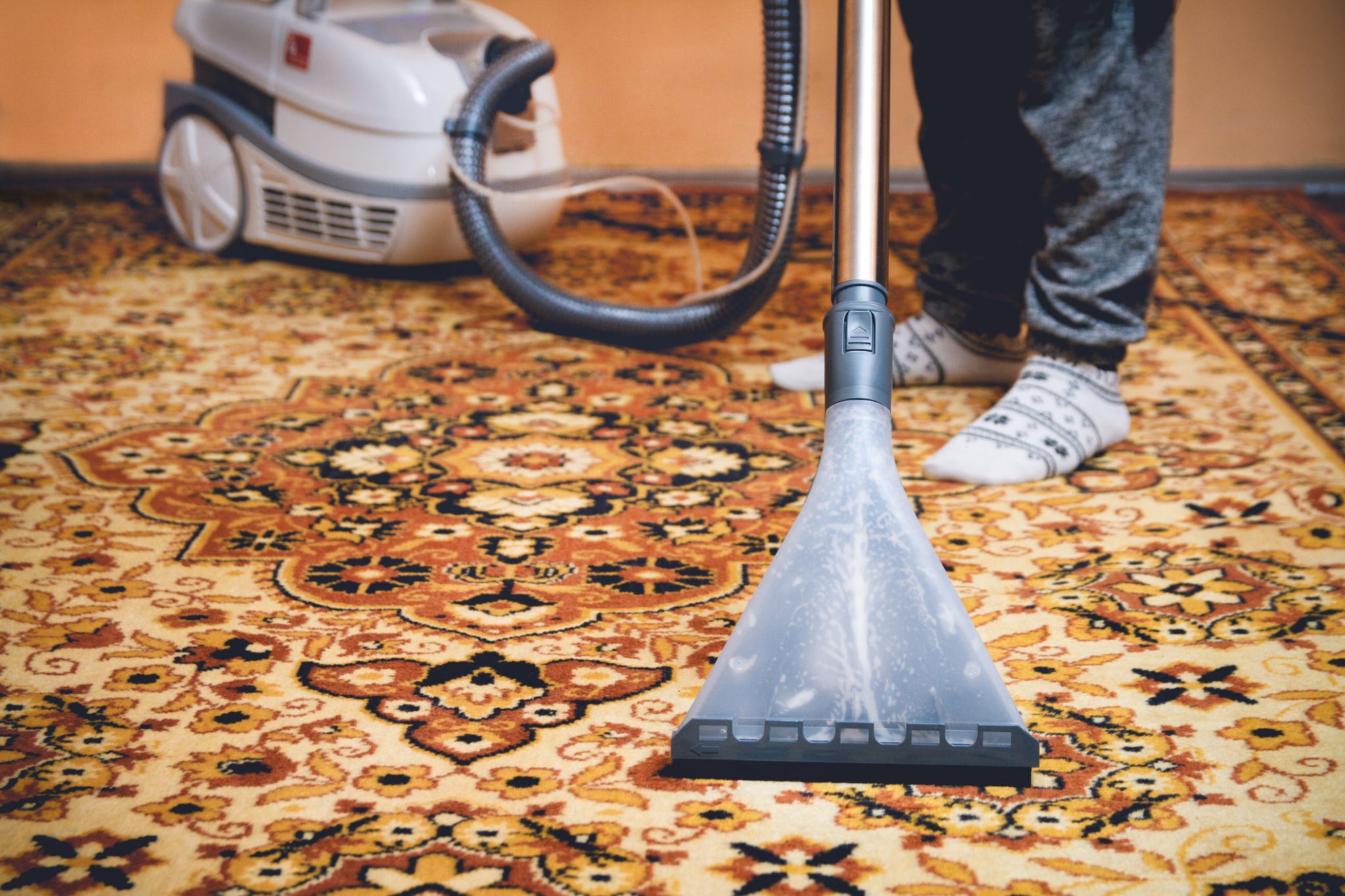 How to clean bathroom rugs