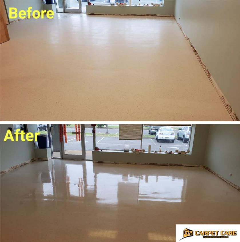 commercial floor waxing and buffing ocean county, new jersey