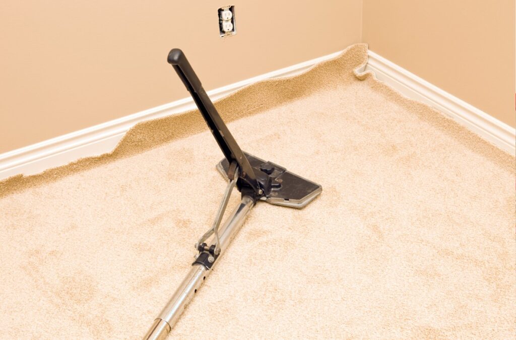 carpet stretcher to smooth wrinkles or bubbles in wall to wall carpet in New Jersey