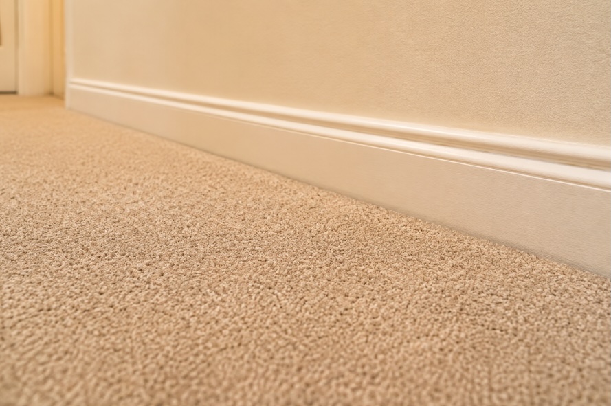Smooth flat carpet after professional power stretching service in Ocean County NJ